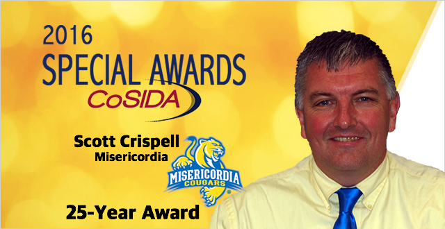 Special Awards Salute: Scott Crispell (Misericordia), 25-Year Award